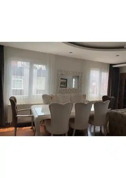 Akça Tekstil Kırık Beyaz İp Perde Modeli - Şık ve Dayanıklı Dekorasyon Ürünü