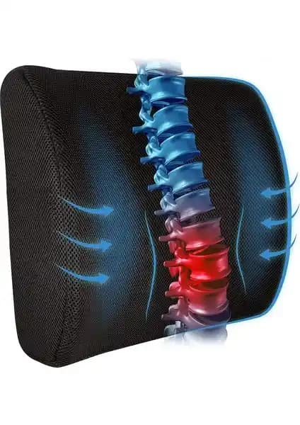 Akselife Visco Ortopedik Bel Sırt Minderi Ergonomik Destek ve Konfor Sağlar