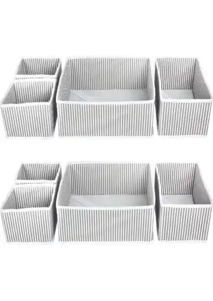 ALAS Çok Amaçlı Dolap ve Çekmece Organizer Kutu Seti 4'lü Pratik ve Dayanıklı Tasarım