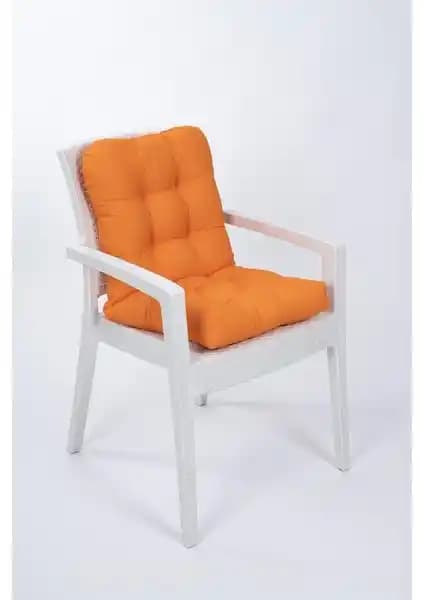 Altınpamuk Candy Turuncu Pofidik Arkalıklı Sandalye Minderi Konfor ve Estetik Birlikteliği