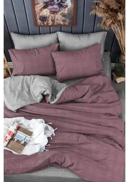 Always Pamuklu Çift Taraflı Çift Kişilik Nevresim Takımı Yüksek Kalite ve Şık Tasarım