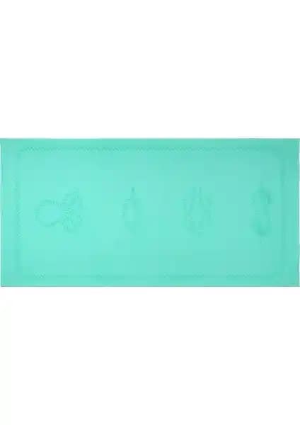 Anemoss Gemici Bağları Plaj Havlusu Mint Yeşili Yüksek Kalite ve Çok Amaçlı Kullanım