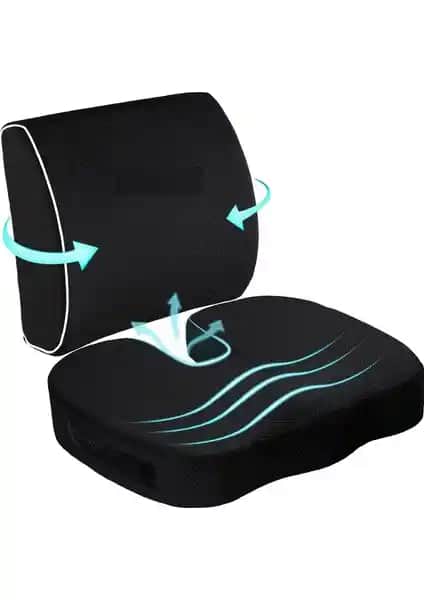 Ankanorm Oturma Minderi ve Bel Yastığı Seti: Ergonomik Destek ve Konfor Sağlayan Çözüm