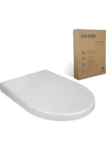 Aqua Bagno Zero Yavaş Kapanan Klozet Kapağı: Uzun Ömürlü, Güvenli ve Estetik Tasarım