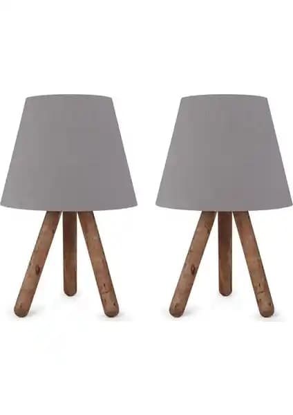 Art&Gift North Home Ahşap Ayaklı Abajur: Şık ve Uygun Fiyatlı Modern Dekorasyon Parçası