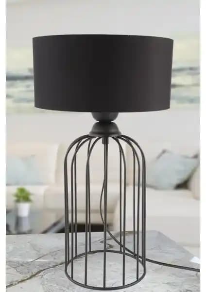 Begüsa Tema Masa Lambası Siyah Modern İç Mekan Aydınlatması ve Şık Tasarım