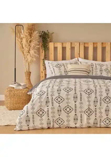 Bella Maison %100 Pamuk Ranforce Blake King Size Nevresim Seti Modern ve Sağlıklı Tasarım