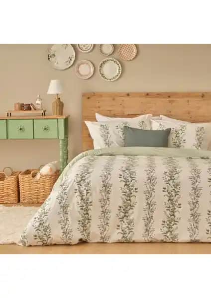 Bella Maison %100 Pamuk Ranforce Julia King Size Nevresim Seti Şıklık ve Konfor Sunar