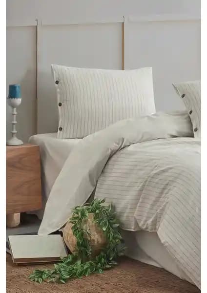 Berolige Easy Refine Mavi Çift Kişilik Yıkamalı İplik Boya Nevresim Takımı Tanıtımı ve Özellikleri