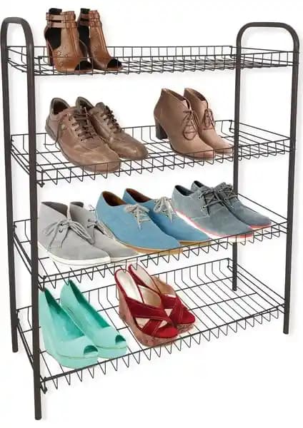 Best Choice 4 Katlı Metal Ayakkabılık: Dayanıklı ve Pratik Depolama Çözümü