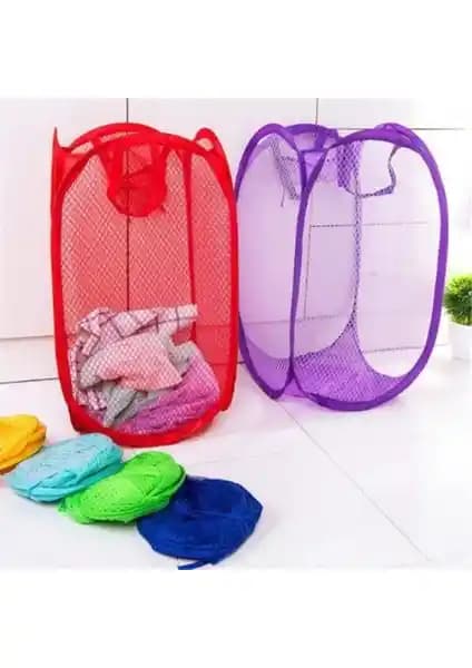 Biotech Kirli Çamaşır Sepeti ve Oyuncak Filesi: Pratik ve Katlanabilir Ev Düzenleme Ürünü