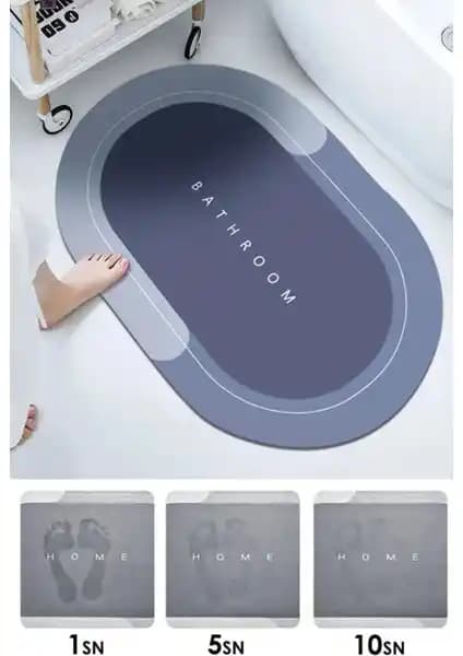 Birlikvar Ticaret Sihirli Su Emici Banyo Paspası Güvenli ve Pratik Kullanım İçin Uygun