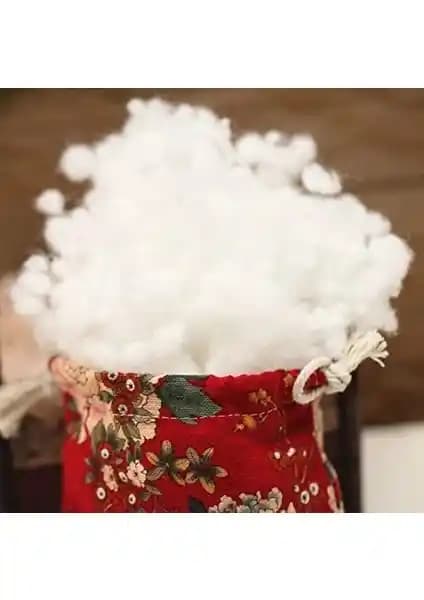 Boncuk Elyaf Elyaf Sepeti 5 kg Silikonlu Vakumlu Dolgu Malzemesi Geniş Kullanım Alanlarıyla