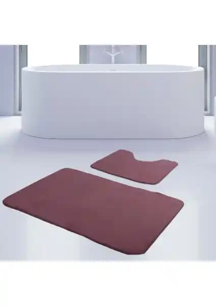 Bonny Home 2'li Mürdüm Kaymaz Taban Banyo Paspası ve Halısı Seti Özellikleri ve Kullanım Avantajları