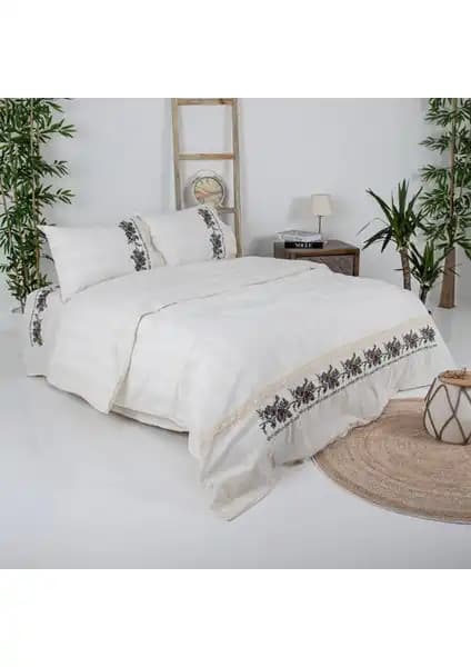 Buldan İşi Otantik Çift Kişilik Nevresim Takımı Estetik ve Konfor Sunar