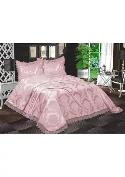 Bursa Çeyiz Açelya Fransız Güpürlü Aden Yatak Örtüsü ile Şıklık ve Konfor Bir Arada