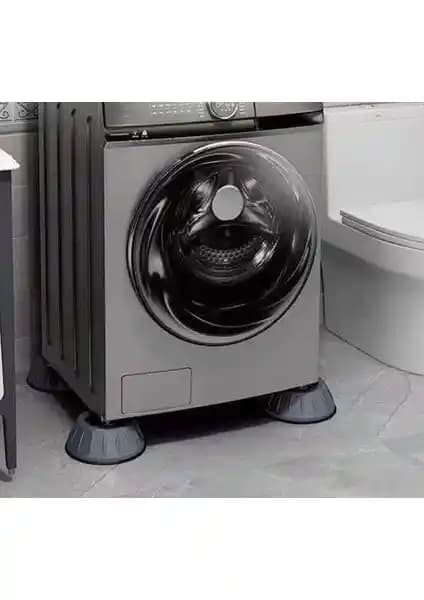 Çamaşır Makinesi Kayma ve Titreşim Engelleyici Seti Güvenli ve Sessiz Kullanım İçin