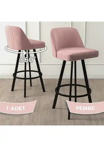 Canisa Concept Atex Serisi 360°C Döner Bar Sandalyesi Modern ve Dayanıklı Oturma Çözümü