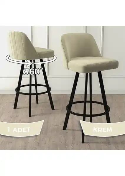 Canisa Concept Atex Serisi Döner Bar Sandalyesi Modern Tasarım ve Dayanıklılık Özellikleri