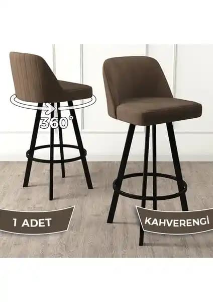 Canisa Concept Atex Serisi Döner Bar Sandalyesi Modern Tasarım ve Dayanıklılık Sunar