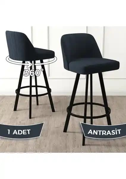 Canisa Concept Atex Serisi Döner Bar Sandalyesi Modern ve Dayanıklı Tasarım