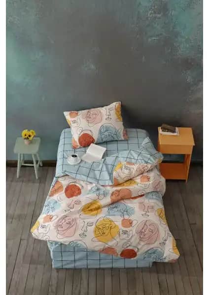 Casa Carina Modern Mint Ranforce Yatak Takımı Şık ve Dayanıklı Tasarımıyla Konfor Sunar