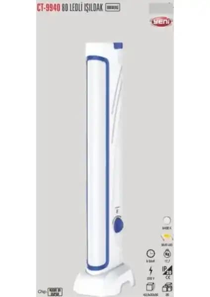 Cata CT-9940 80 LED'li Şarjlı Dimmerli Taşınabilir Kamp ve Ev Aydınlatması