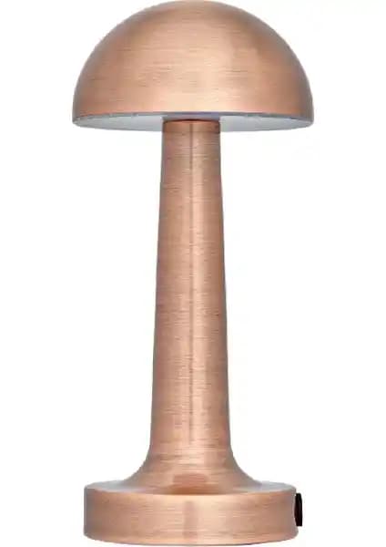 Cata Retro Bakır Dokunmatik Şarjlı Masa Lambası Modern ve Şık Tasarımıyla Dekorasyonunuza Uyum Sağlar