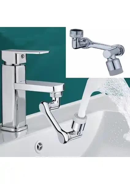 Çerçici 1080 Derece Dönebilen Robotik Kol Musluk Başlığı: Estetik ve Fonksiyonel Çözüm