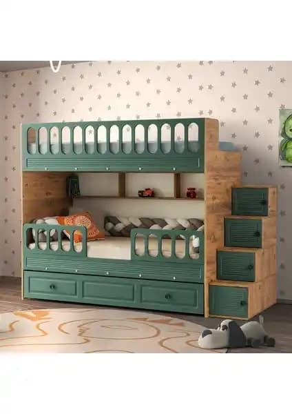 Çetin Ranza Panjur Yavrulu Ranza: Modern ve Güvenli Çocuk Odası Mobilyası Çözümü