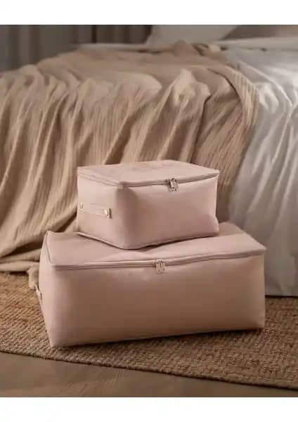 Çiçek Desenli Pudra Renkli Hurç Seti Modern ve Dayanıklı Tasarım