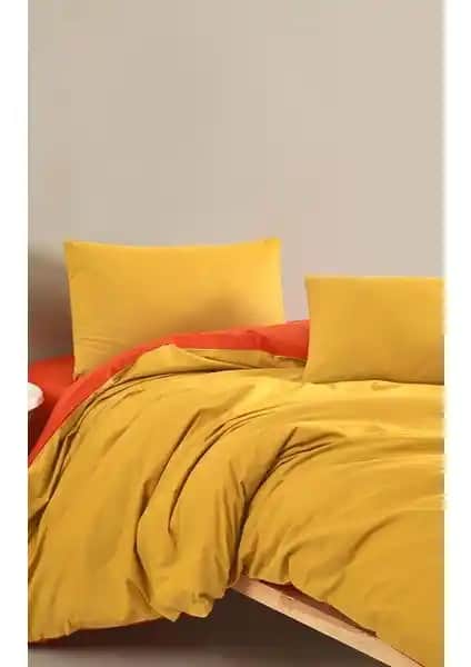 Colorpool Bright Time Hardal-Kil Nevresim Takımı: Yüksek Kalite ve Şıklık Bir Arada