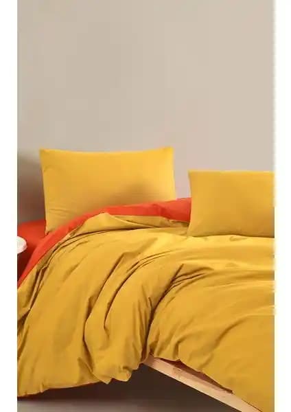 Colorpool Bright Time Hardal-Kil Nevresim Takımı: Yüksek Kalite ve Şıklık Bir Arada