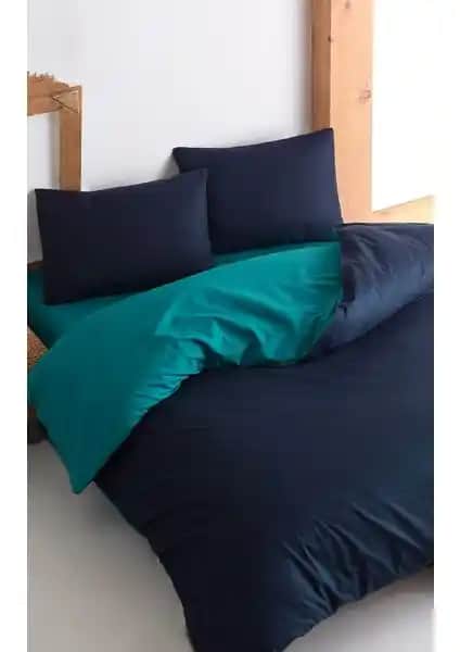Colorpool Dijital Passage Nevresim Takımı Lacivert ve Koyu Nefti Renk Seçenekleriyle Şık ve Konforlu Uyku Deneyimi