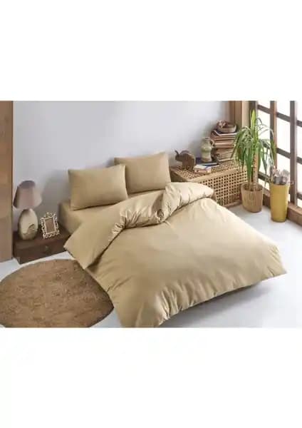 Colorpool Geolojik Zaman Bej Rengi Nevresim Takımı Yatak Odası Şıklığı ve Konforu