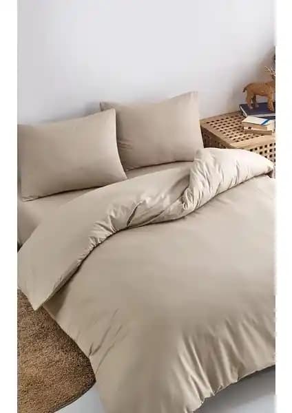 Colorpool Go Earth Tahin Rengi Nevresim Takımı: Doğal ve Şık Uyku Deneyimi Sunar