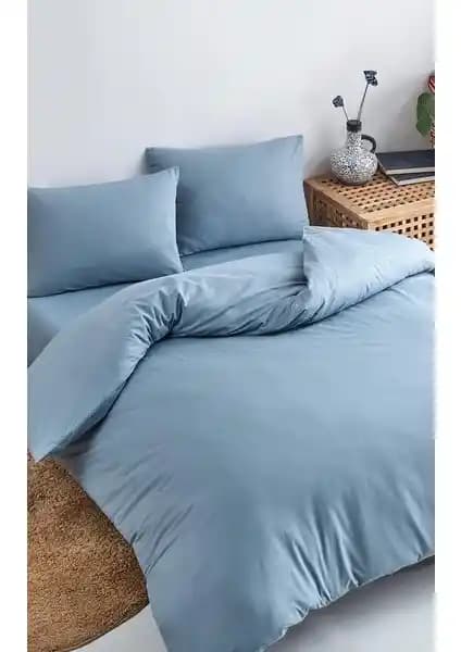 Colorpool Softly Açık Indigo Nevresim Takımı: Şıklık ve Konforun Buluşması