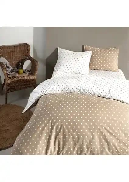 Coté Blanc Dots Capuccino Pamuk Ranforce Çift Kişilik Nevresim Takımı Özellikleri ve Kullanım Talimatları
