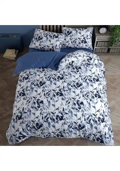 Cote Blanc Leaves Pamuk Ranforce Battal Boy Nevresim Takımı Yatak Odası İçin Modern ve Dayanıklı Tasarım