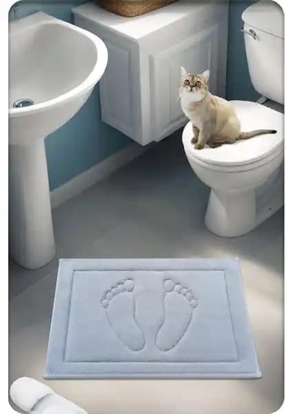 Cotton Crafty %100 Pamuk Dokuma Banyo Paspası Sürdürülebilir ve Estetik Tasarım