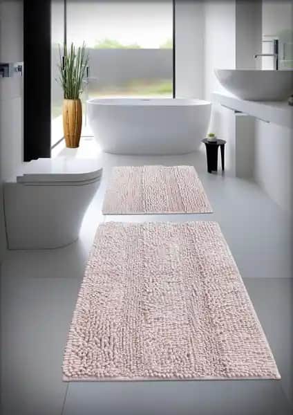 Cotton Crafty Pamuk Tafting Banyo Paspas Seti Estetik ve Dayanıklılığıyla Öne Çıkar