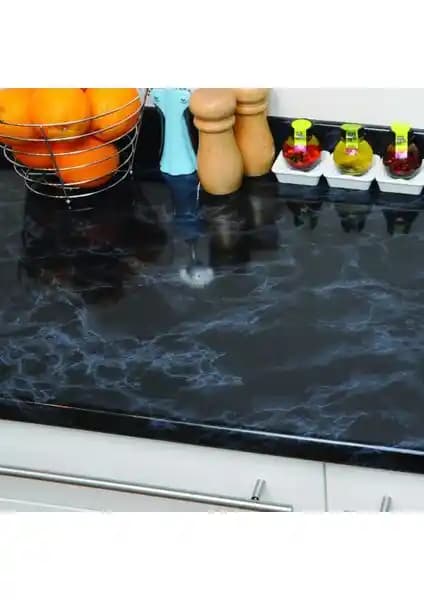 D-C-Fix Siyah Mermer Desen Kendinden Yapışkanlı Folyo ile Dekorasyonunuzu Yenileyin