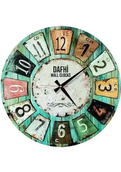 Dafhi Ahşap Duvar Saati 45x45 Modern ve Şık Tasarımıyla Ev Dekorasyonunu Yeniler