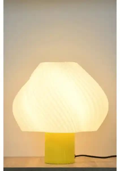 Deep Concept Creamaura Modern Sarı Abajur ile Evinize Şıklık Katın ve Atmosferinizi Değiştirin