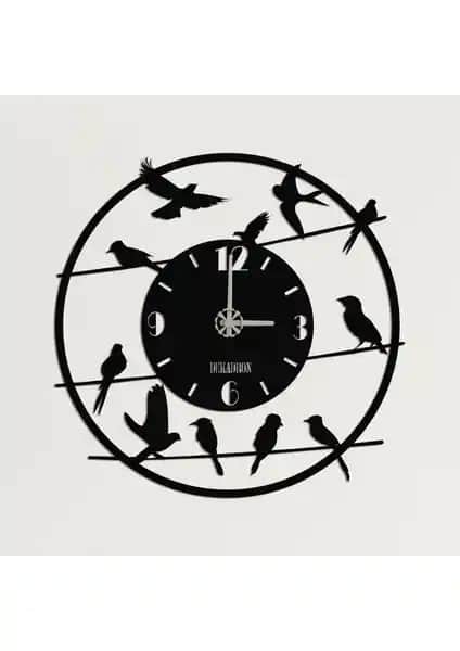 Dekadron Kuş Sürüsü Metal Duvar Saati: Modern ve Dayanıklı Dekoratif Saat Seçenekleri