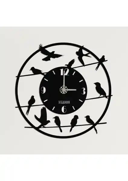 Dekadron Kuş Sürüsü Metal Duvar Saati: Modern ve Dayanıklı Dekoratif Saat Seçenekleri