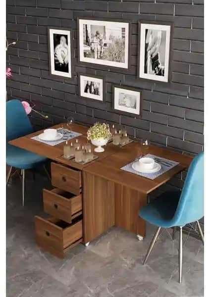 Dekorfim Lagertha Katlanır Masa: Modern ve Dayanıklı Tasarım Çözümü