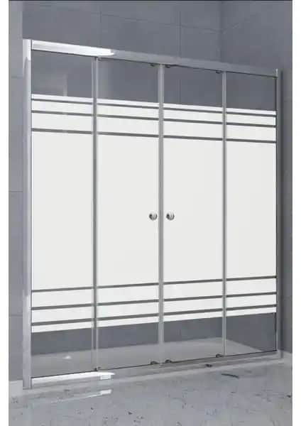 Durul Duşakabin Ön Cephe Desenli Modern ve Dayanıklı Banyo Çözümü Türkiye Menşeli