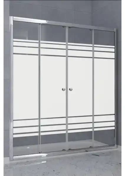 Durul Duşakabin Ön Cephe Desenli Modern ve Dayanıklı Banyo Çözümü Türkiye Menşeli