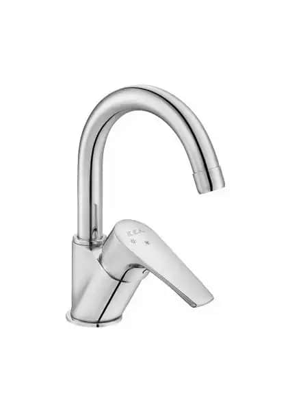 E.C.A Nıobe Lavabo Bataryası Kuğu Borulu Modern ve Dayanıklı Tasarım Özellikleri